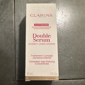 Clarins Double Serum - 1oz 30ml NWB  Anti-Aging Hydric Lipic
